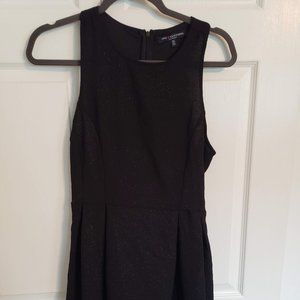 Black Sparkle Dress Racer Back